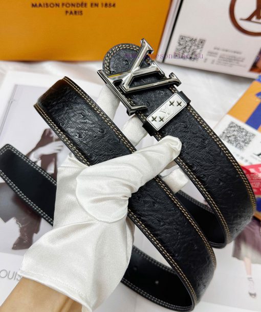 Belt LV Louis Vuitton Top Remakes-The belt is made of 100% imported original cowhide, ensuri i2hbyql3 - Image 4
