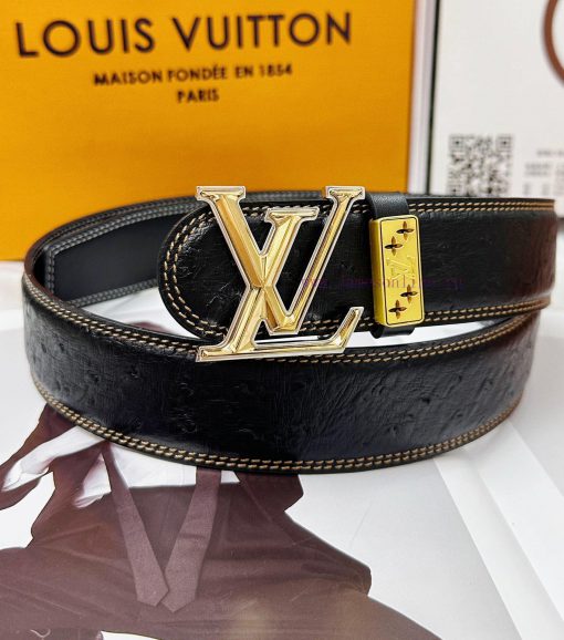 Belt LV Louis Vuitton Top Remakes-The belt is made of 100% imported original cowhide, ensuri r8r21zb2 - Image 5