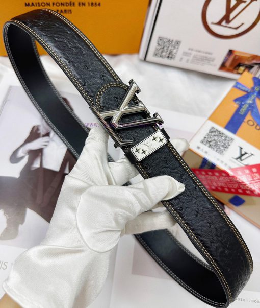 Belt LV Louis Vuitton Top Remakes-The belt is made of 100% imported original cowhide, ensuri r8r21zb2 - Image 8