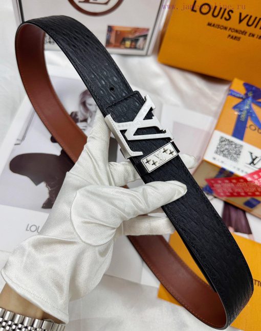 Belt LV Louis Vuitton's top tier replicaThe waistband is made of 100% cowhide, ensuring genu csauee67 - Image 8