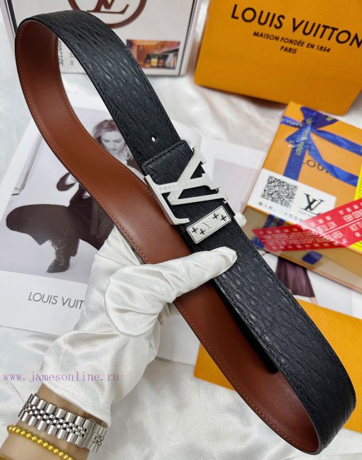 Belt LV Louis Vuitton's top tier replicaThe waistband is made of 100% cowhide, ensuring genu csauee67 - Image 10
