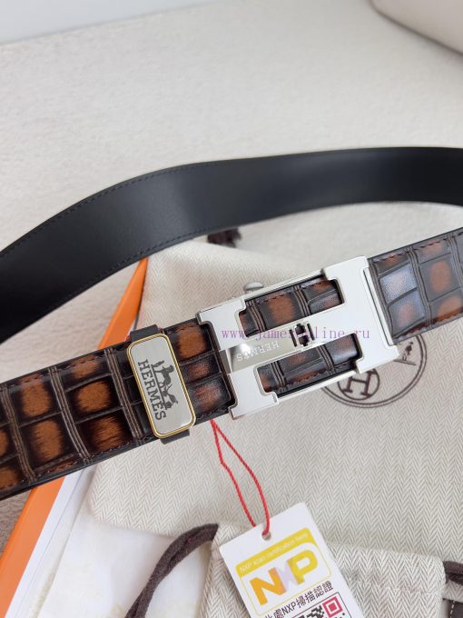 Hermes Her.. Mes ️ Automatic belt buckle waist beltAutomatic buckle, made of pure steel mate qvrlnw1b - Image 5
