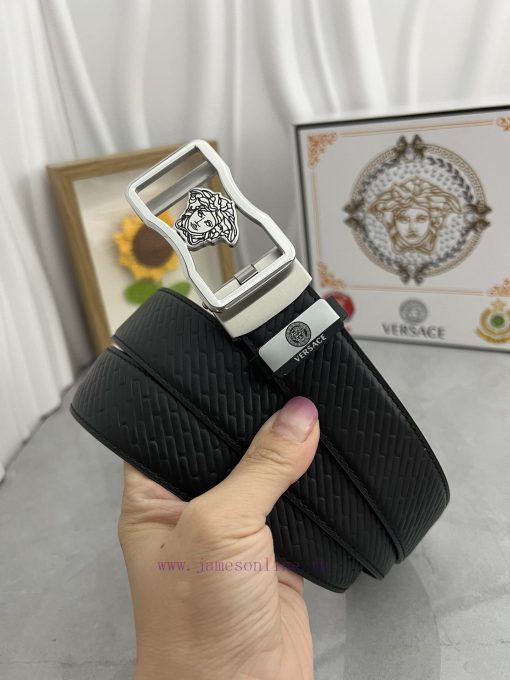 Versace automatic beltMaterial: Leather Belt with 100% Head Layer. The leather belt is guara laqq7iqe - Image 2