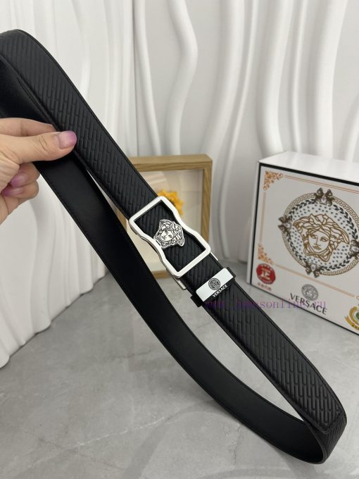 Versace automatic beltMaterial: Leather Belt with 100% Head Layer. The leather belt is guara laqq7iqe - Image 5