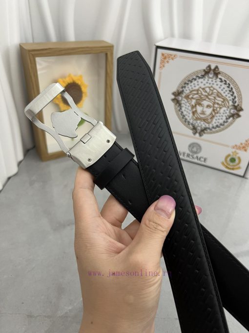 Versace automatic beltMaterial: Leather Belt with 100% Head Layer. The leather belt is guara laqq7iqe - Image 7