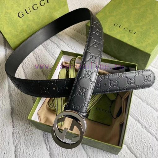GUCCIGucci belt embossing series, a classic piece with a width of 3.8cm that remains unchang nc022cv5