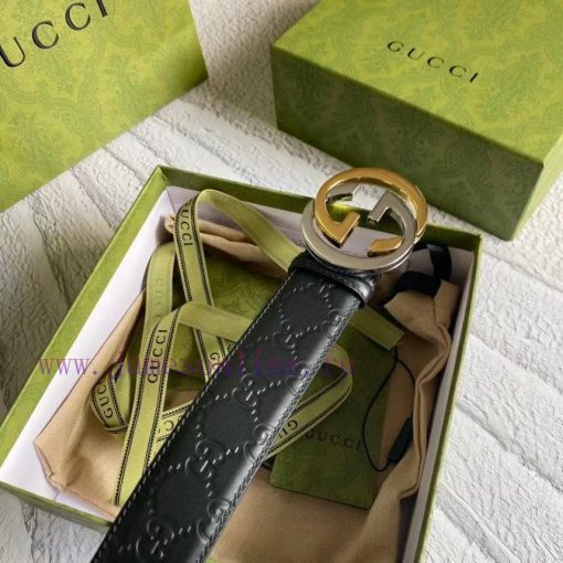 GUCCIGucci belt embossing series, a classic piece with a width of 3.8cm that remains unchang rzqz1jge - Image 6