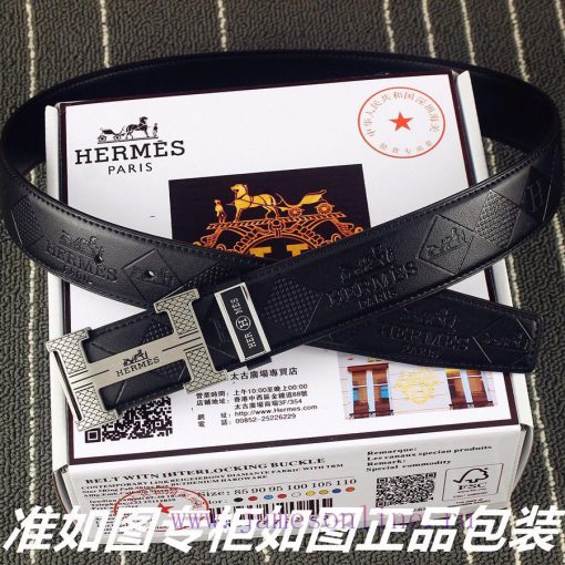 Hermes Her..mes️Identify and receive a punch as a giftMaterial: 100% head layer cowhide belt ss155d8u - Image 7
