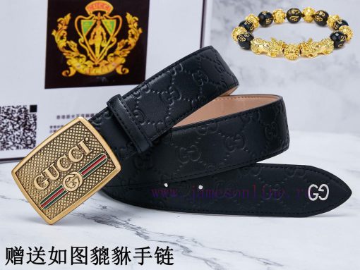 Belt Gucci Gucci️The waist belt is made of 100% cowhide, ensuring that the genuine leather i q0ue90nk - Image 5