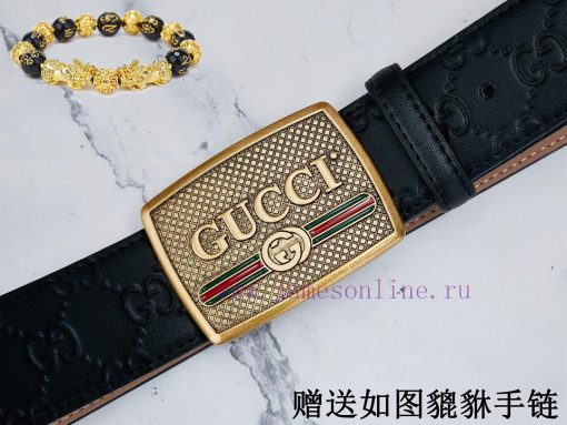 Belt Gucci Gucci️The waist belt is made of 100% cowhide, ensuring that the genuine leather i q0ue90nk - Image 8