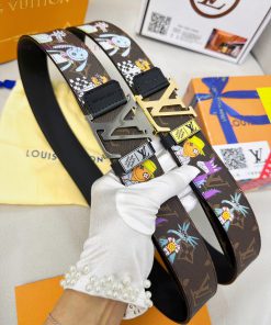 Belt LV Louis ReproductionBelt made of 100% head layer cowhide, ensuring genuine leather sti oo9amm5m