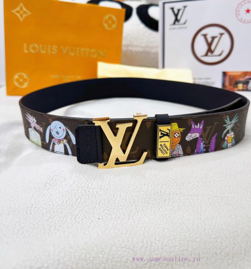 Belt LV Louis ReproductionBelt made of 100% head layer cowhide, ensuring genuine leather sti oo9amm5m - Image 7