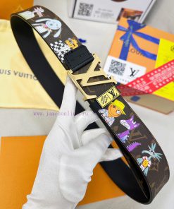 Belt LV Louis ReproductionBelt made of 100% head layer cowhide, ensuring genuine leather sti 76nnllup