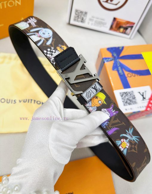 Belt LV Louis ReproductionBelt made of 100% head layer cowhide, ensuring genuine leather sti cyfdhldp - Image 2