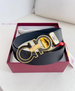 Ferragamo Ferrgamo ️ Belt and beltHanging buckle, classic hanging buckle made of pure copper sql89f0v