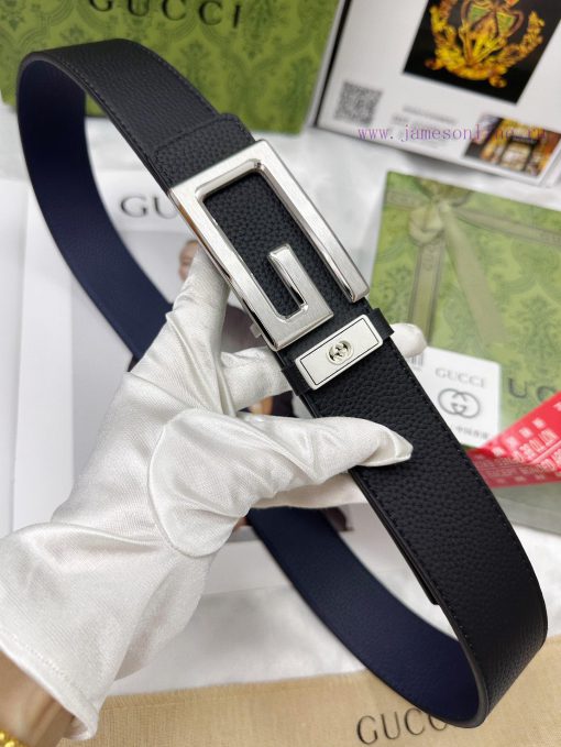 Belt Gucci Gucci's top tier replicaGucci belt 100% top layer cowhide, ensuring the classic a sf485s93 - Image 8