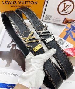 Belt LV Louis Vuitton's top tier replicaThe waistband is made of 100% head layer cowhide, en 1yfbllf2