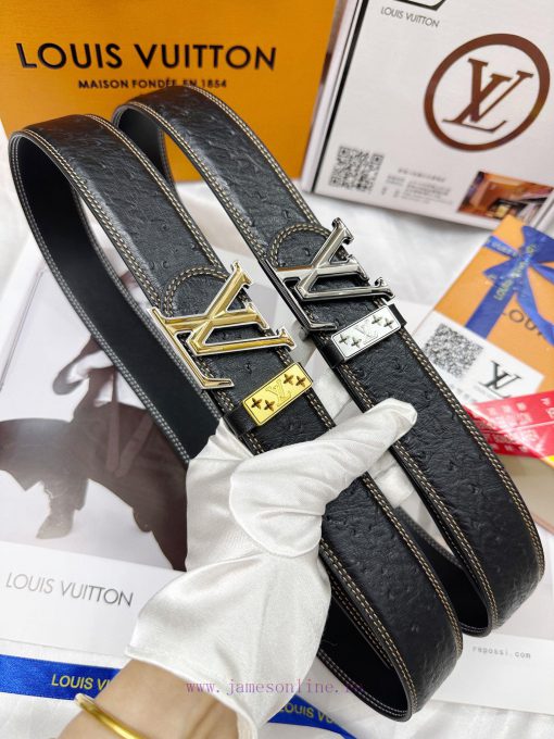 Belt LV Louis Vuitton's top tier replicaThe waistband is made of 100% head layer cowhide, en 1yfbllf2