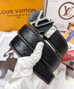 Belt LV Louis Vuitton's top tier replicaThe waistband is made of 100% head layer cowhide, en 8ujregp9