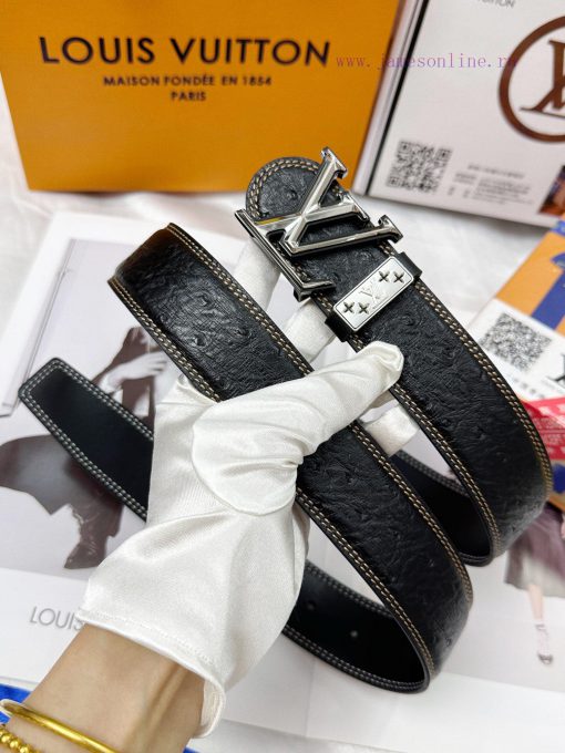 Belt LV Louis Vuitton's top tier replicaThe waistband is made of 100% head layer cowhide, en 8ujregp9 - Image 3