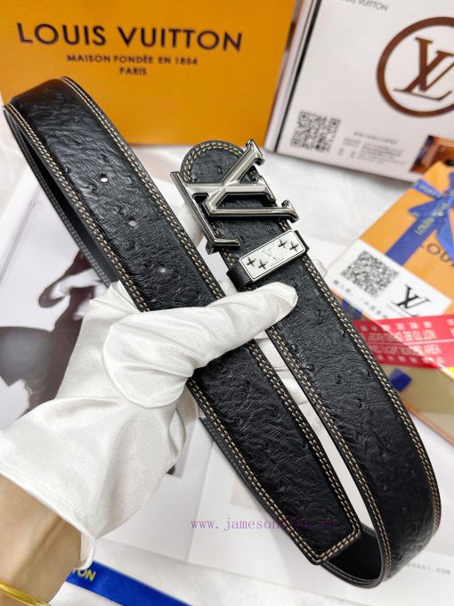Belt LV Louis Vuitton's top tier replicaThe waistband is made of 100% head layer cowhide, en 8ujregp9 - Image 4