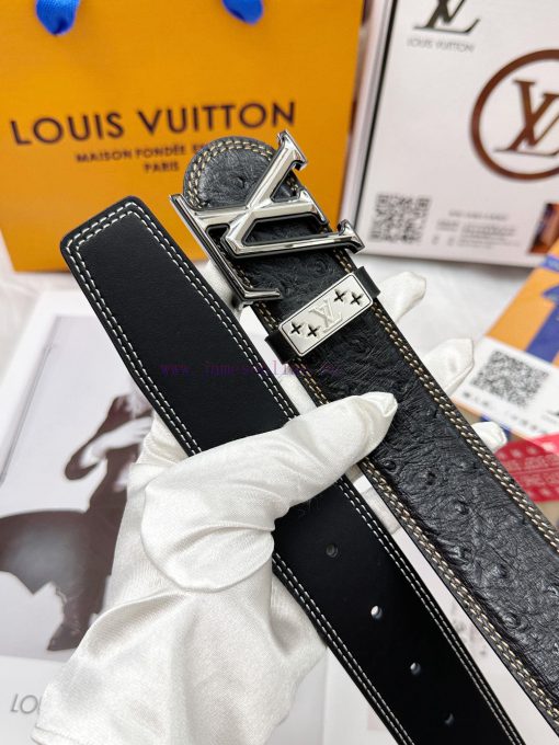 Belt LV Louis Vuitton's top tier replicaThe waistband is made of 100% head layer cowhide, en 1yfbllf2 - Image 9