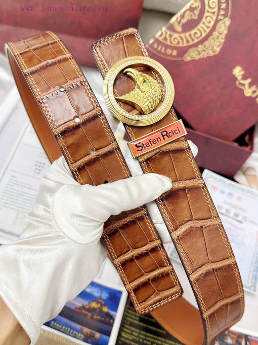 Belt Stefen Rcici Nitz set with diamondsBelt replica Private customized high-end supply vers r3pra70g - Image 5