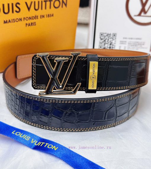 Belt LV Louis ReproductionThe waistband is made of 100% cowhide, ensuring a double layered t dncgg8jz - Image 5