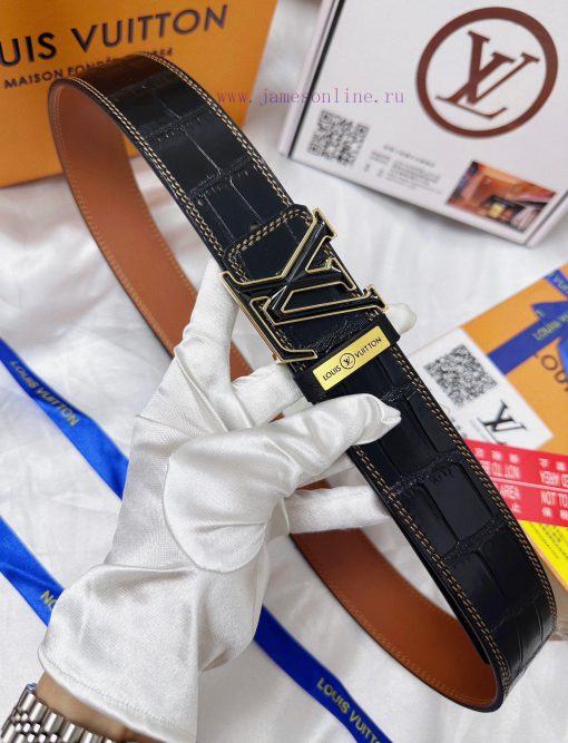 Belt LV Louis ReproductionThe waistband is made of 100% cowhide, ensuring a double layered t dncgg8jz - Image 7