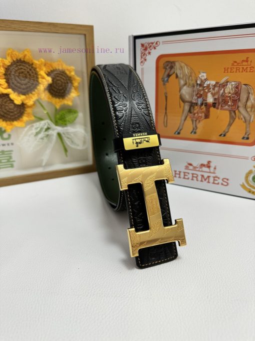 Hermes Hermès  Material: Leather Belt with 100% Head Layer. The leather belt is guaranteed t djrzx44r
