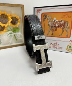 Hermes Hermès  Material: Leather Belt with 100% Head Layer. The leather belt is guaranteed t 7pk36q34