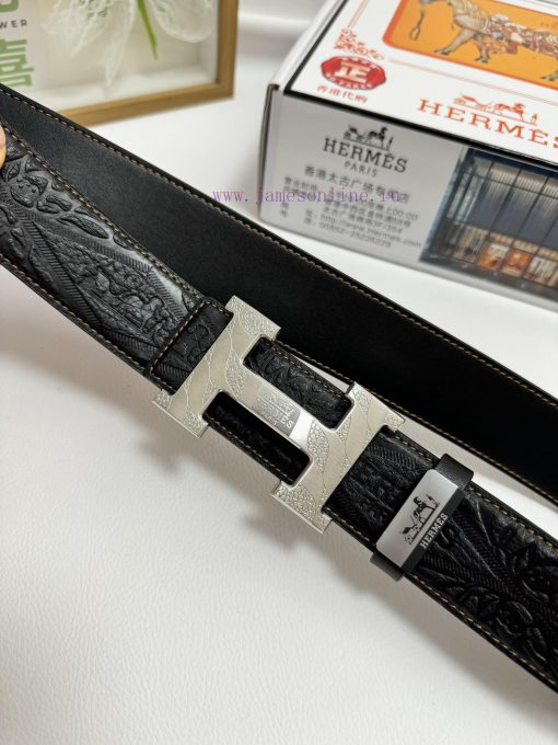 Hermes Hermès  Material: Leather Belt with 100% Head Layer. The leather belt is guaranteed t 7pk36q34 - Image 7