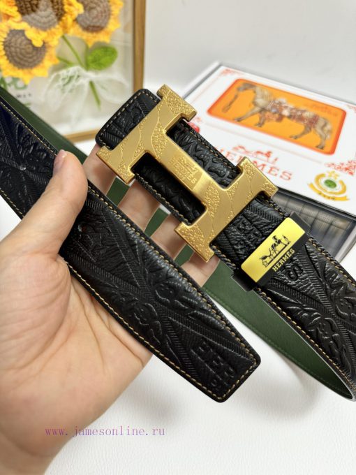Hermes Hermès  Material: Leather Belt with 100% Head Layer. The leather belt is guaranteed t ij3f8crh - Image 7