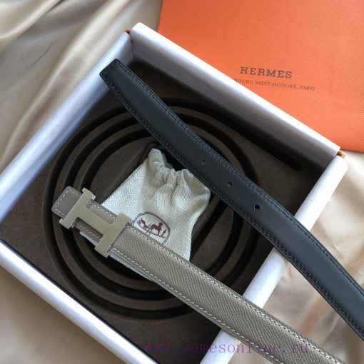 Hermes Women's 2.4cm Stainless Steel Four Corner Metal Buckle with Cross Pattern on the Head m5ke52aq - Image 8