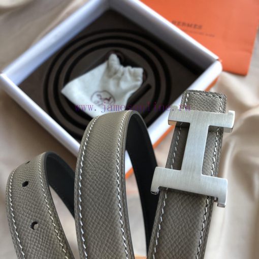 Hermes Women's 2.4cm Stainless Steel Four Corner Metal Buckle with Cross Pattern on the Head m5ke52aq - Image 9