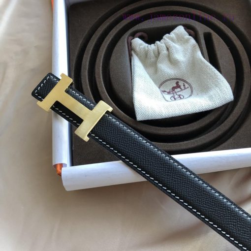 Hermes Women's 2.4cm Stainless Steel Four Corner Metal Buckle with Cross Pattern on the Head 5x9zfuf6