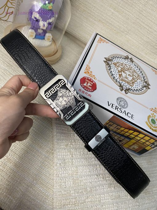 Versace. VersaceMaterial: Leather Belt with 100% Head Layer. The leather belt is guaranteed im1lmksv - Image 6