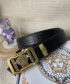 Versace. VersaceMaterial: Leather Belt with 100% Head Layer. The leather belt is guaranteed gen43vbm