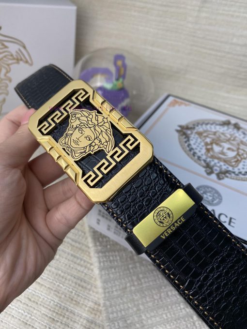 Versace. VersaceMaterial: Leather Belt with 100% Head Layer. The leather belt is guaranteed gen43vbm - Image 7