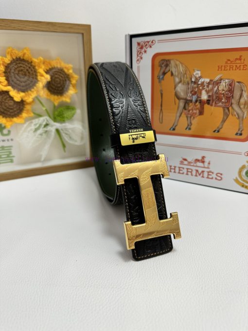 Hermes Hermès  Material: Leather Belt with 100% Head Layer. The leather belt is guaranteed t 3x1ye09j
