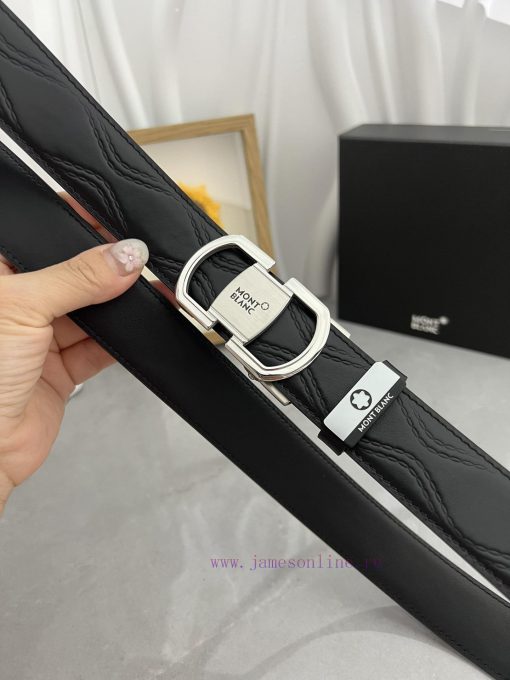 Montblanc Automatic BeltMaterial: Leather Belt with 100% Head Layer. The leather belt is gua wmhbnud5 - Image 5