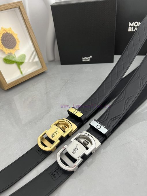 Montblanc Automatic BeltMaterial: Leather Belt with 100% Head Layer. The leather belt is gua wmhbnud5 - Image 8