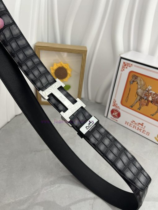 Hermes Herm è s automatic beltMaterial: Leather Belt with 100% Head Layer. The leather belt rihq83nr - Image 5