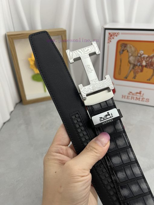 Hermes Herm è s automatic beltMaterial: Leather Belt with 100% Head Layer. The leather belt hxys2pte - Image 9