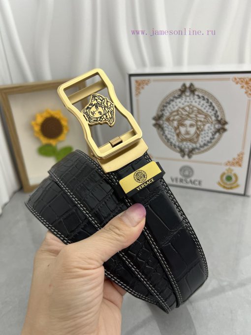 Versace automatic beltMaterial: Leather Belt with 100% Head Layer. The leather belt is guara qo2nt5i1 - Image 2