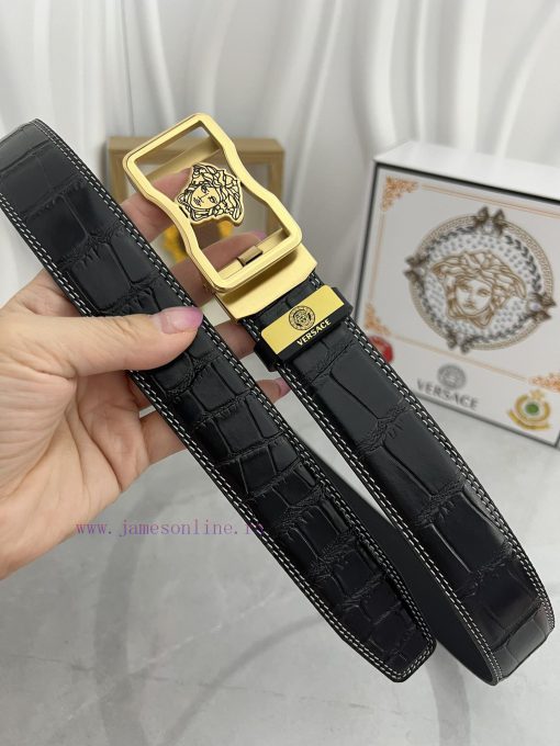 Versace automatic beltMaterial: Leather Belt with 100% Head Layer. The leather belt is guara qo2nt5i1 - Image 3