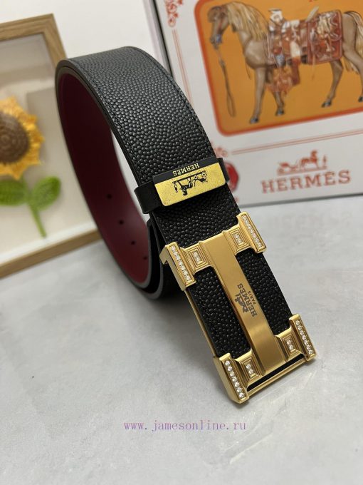 Hermes Hermès  Material: Leather Belt with 100% Head Layer. The leather belt is guaranteed t bwkns0ji - Image 3