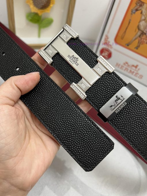 Hermes Hermès  Material: Leather Belt with 100% Head Layer. The leather belt is guaranteed t v0elyvft - Image 4