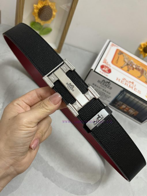 Hermes Hermès  Material: Leather Belt with 100% Head Layer. The leather belt is guaranteed t v0elyvft - Image 6