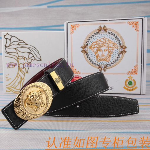 Belt belt Versace cowhide beltMen's belt material: 100% head layer cowhide belt, guaranteed cg9mg7xf - Image 2